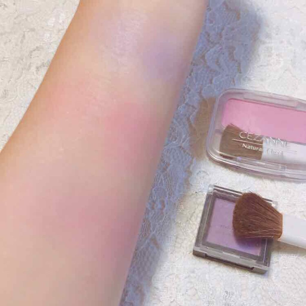 ナチュラル チークN/CEZANNE/パウダーチークを使ったクチコミ（3枚目）