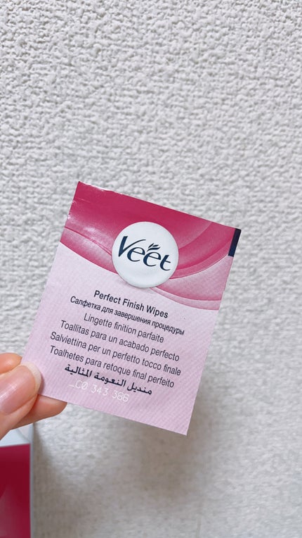 ピュア 脱毛ワックスシート 敏感肌用/Veet/除毛クリームを使ったクチコミ(4枚目)