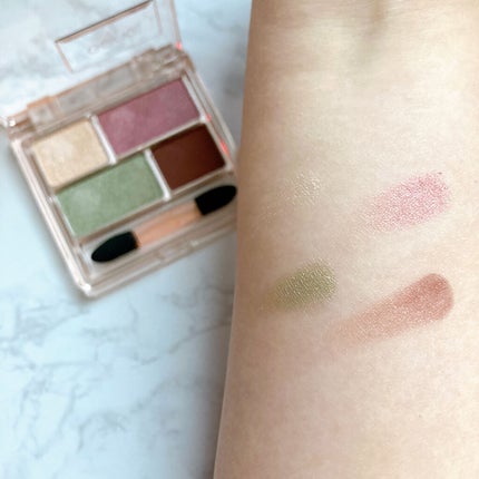 リラクシーアイシャドウ/GENE TOKYO/アイシャドウパレットを使ったクチコミ(5枚目)