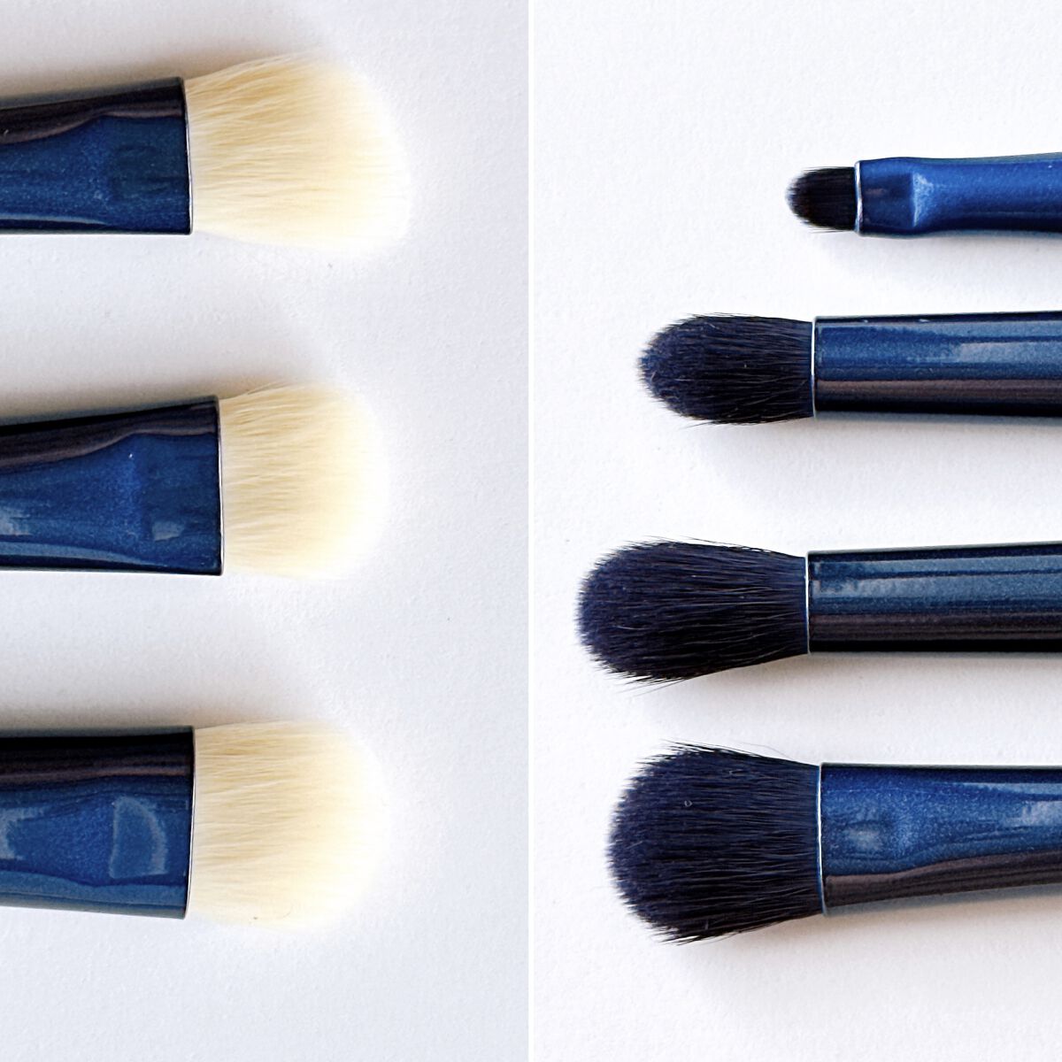 SIXPLUS ホワイトパール アイメイクブラシ 7本セット/SIXPLUS/メイクブラシを使ったクチコミ（2枚目）