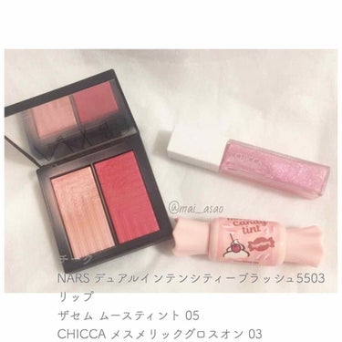 デュアルインテンシティーブラッシュ/NARS/パウダーチークを使ったクチコミ（3枚目）