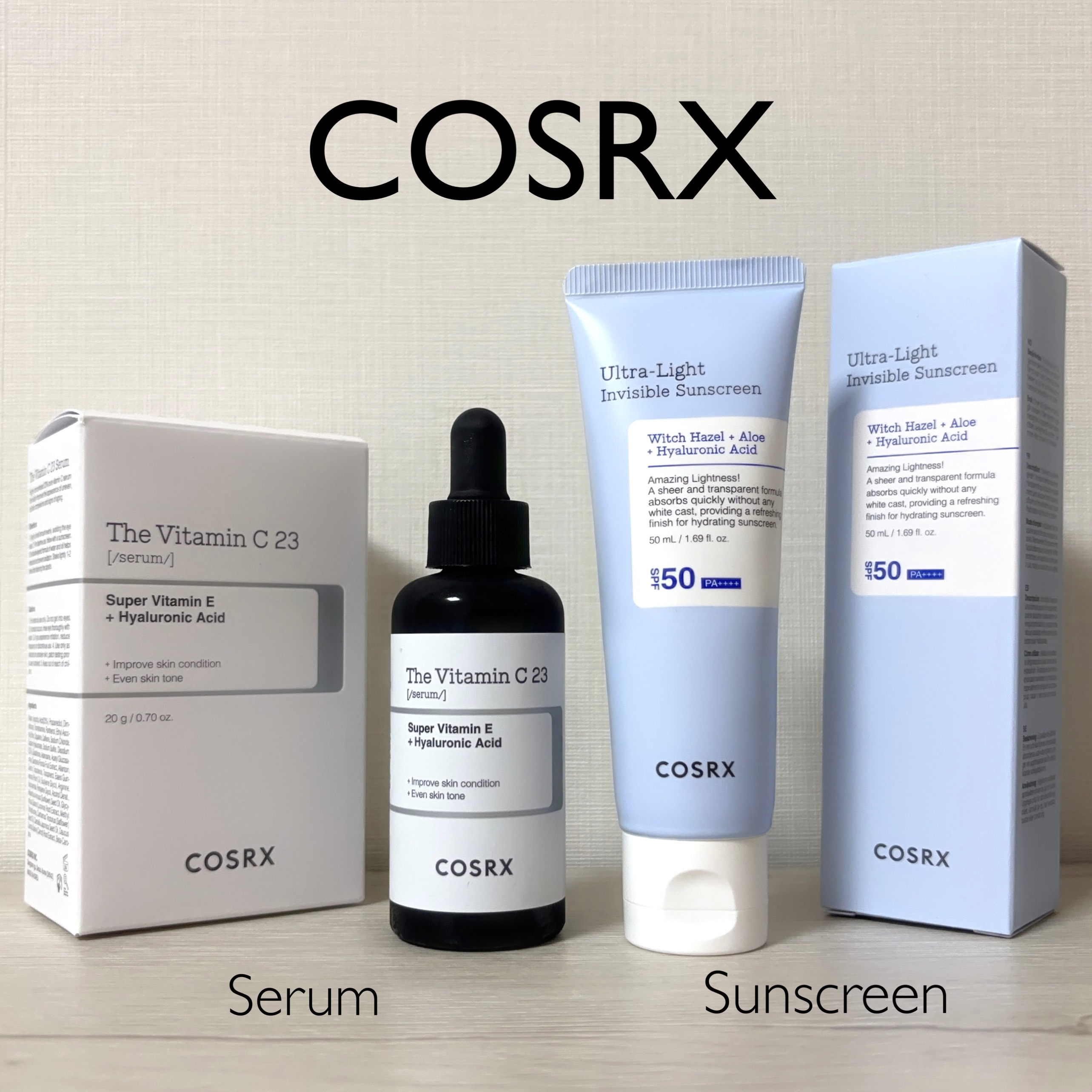 ウルトラライト透明UVクリーム/COSRX/日焼け止めクリームを使ったクチコミ（1枚目）