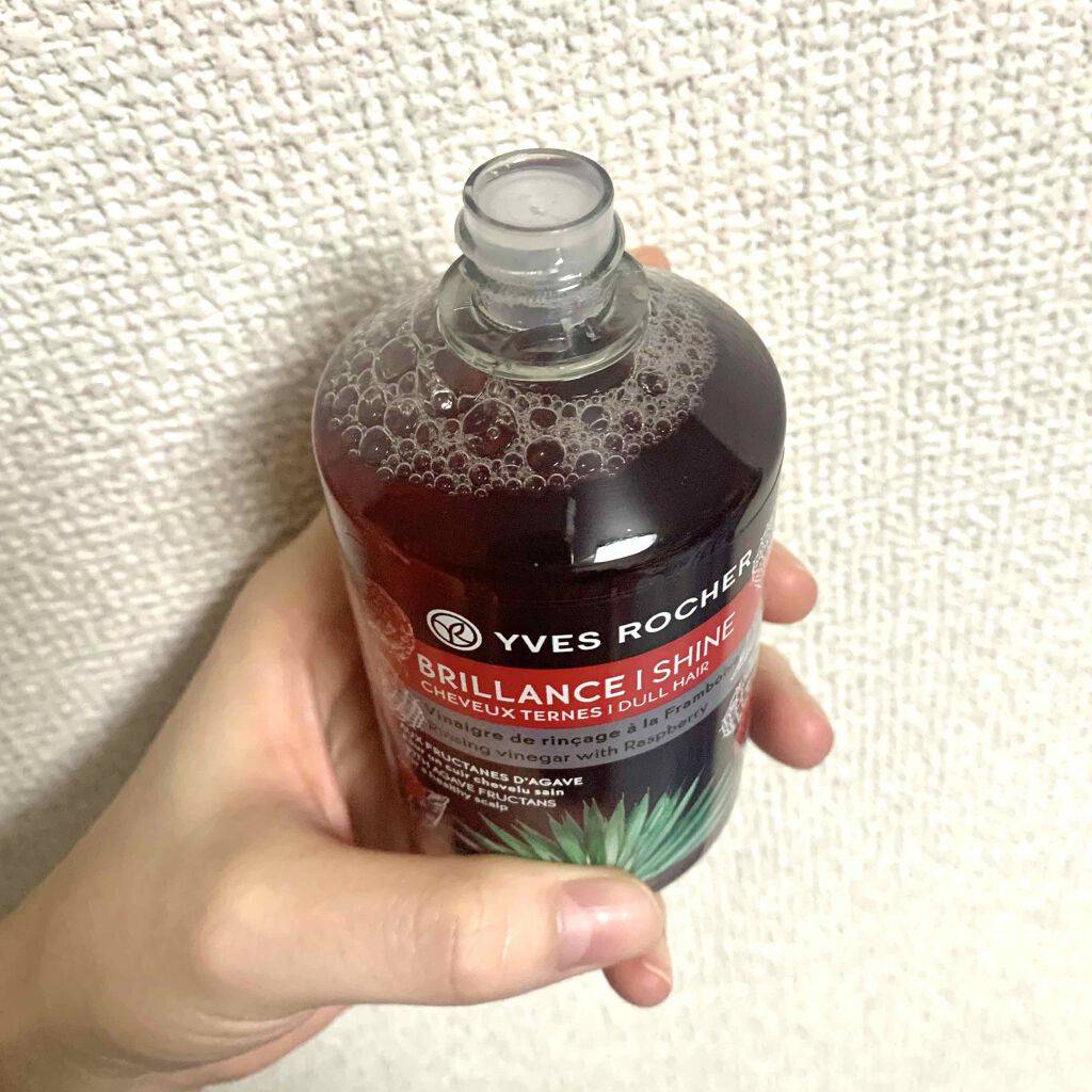 リンシングビネガー シルキーシャイン さらキララズベリー/イヴ・ロシェ/洗い流すヘアトリートメントを使ったクチコミ（2枚目）