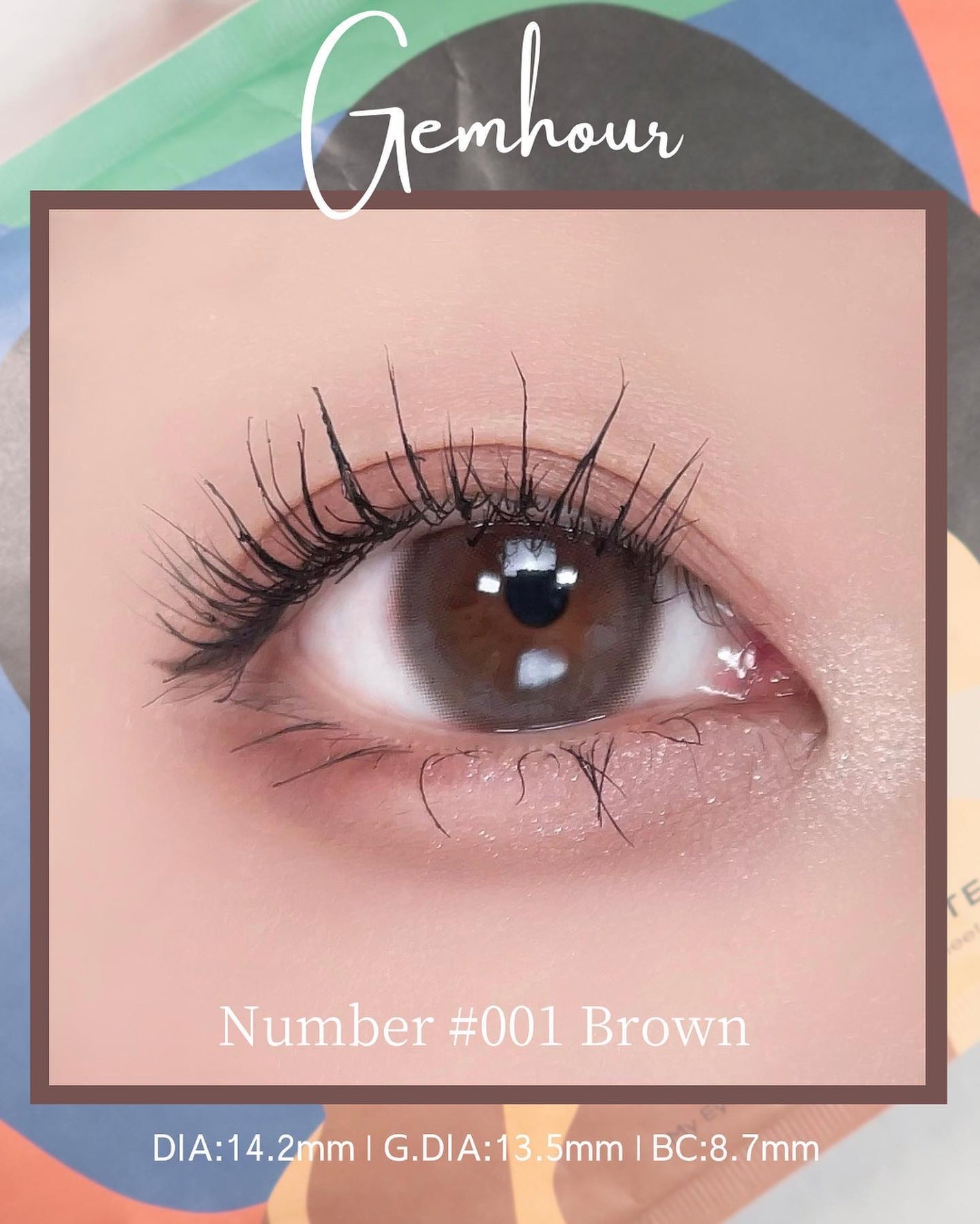 Number Series/Gemhour lens/カラーコンタクトレンズを使ったクチコミ(5枚目)