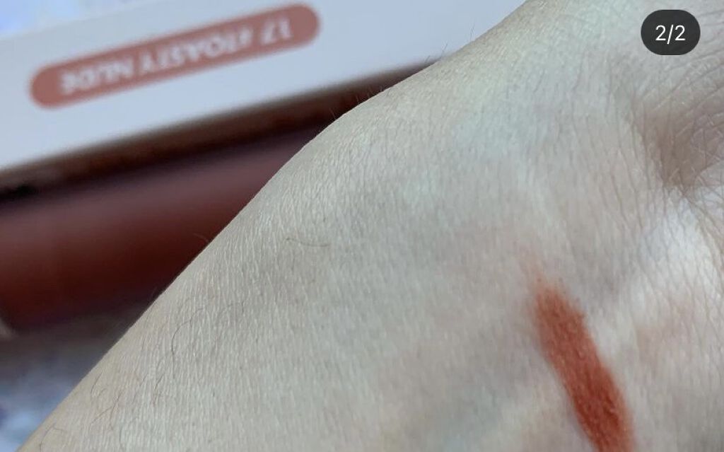 ゼロベルベットティント/rom&nd/リップティントを使ったクチコミ（2枚目）