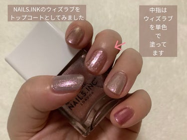 45 セカンド スピーディ ネイルポリッシュ ベルグラヴィア ウィズ ラブ/nails inc./マニキュアを使ったクチコミ（2枚目）