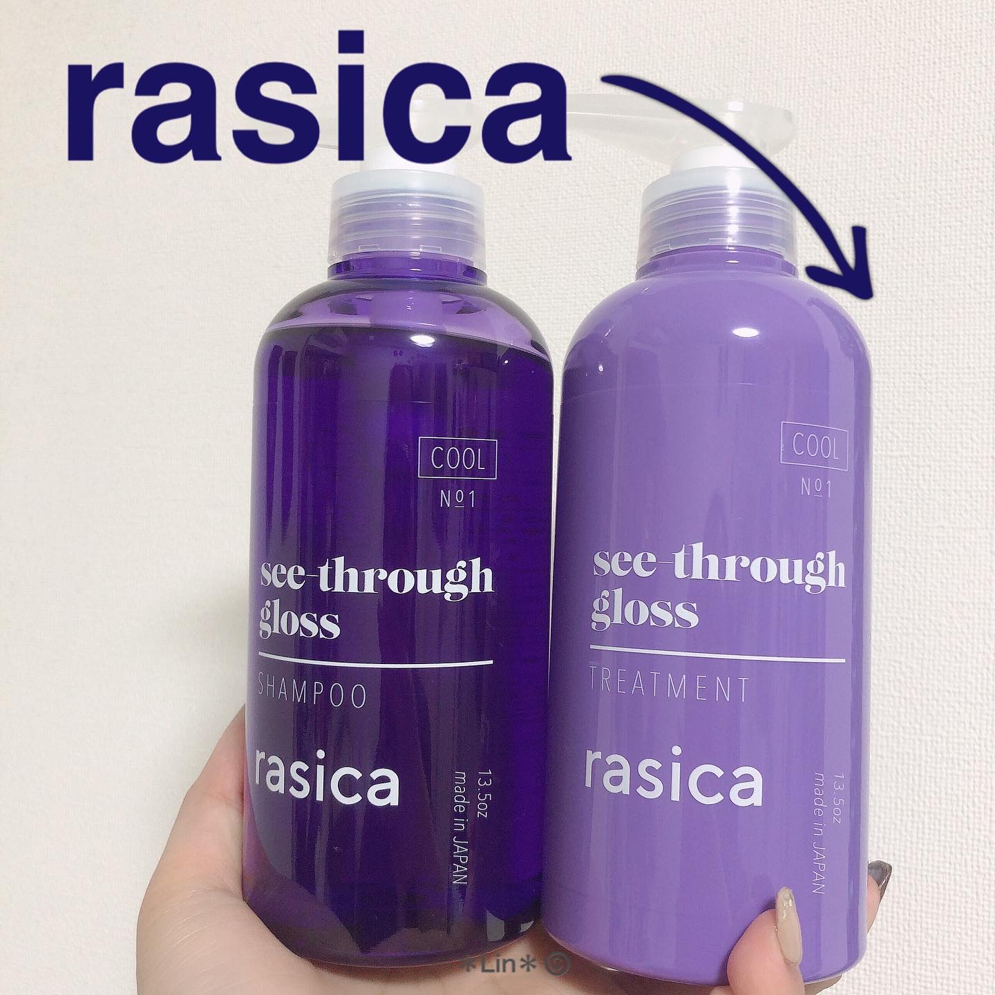 シースルーグロスシャンプー／トリートメント/rasica/市販シャンプーを使ったクチコミ（1枚目）