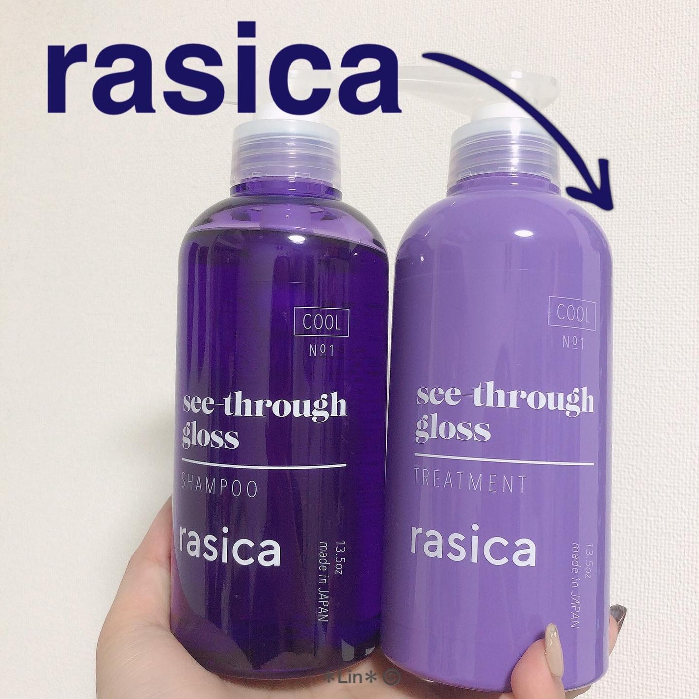 シースルーグロスシャンプー/トリートメント/rasica/市販シャンプーを使ったクチコミ(1枚目)