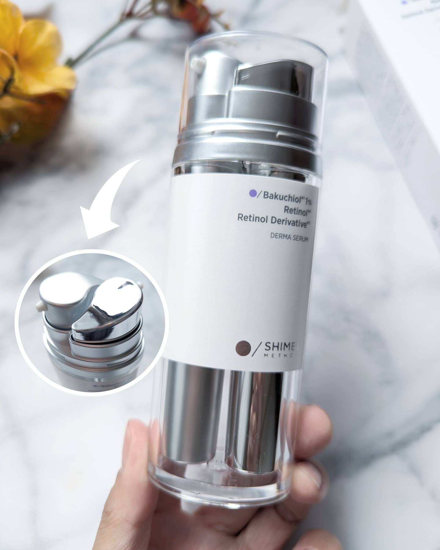 ダーマセラム バクチオール 1％×レチノール誘導体/SHIMBI METHOD/美容液を使ったクチコミ（2枚目）