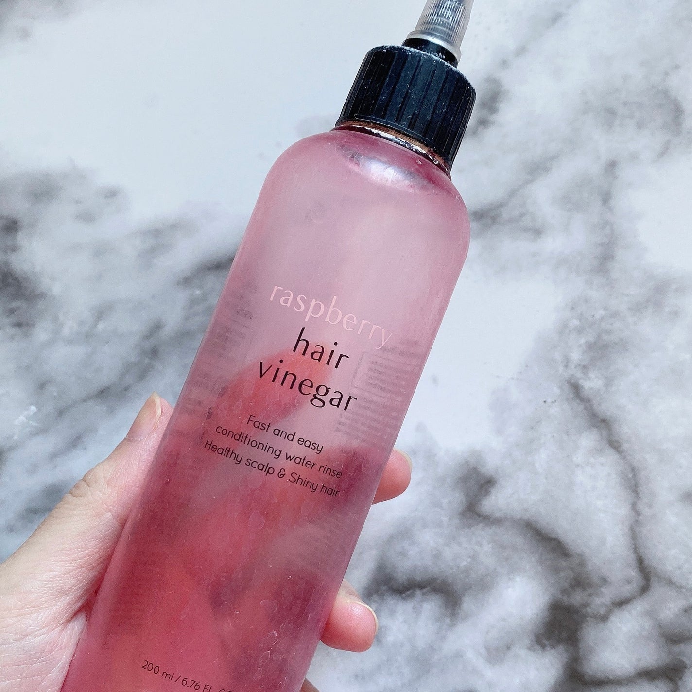 ラズベリー ヘアビネガー/A’pieu/頭皮ローションを使ったクチコミ(1枚目)