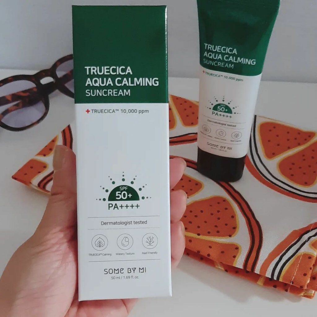 TRUECICA アクアカーミング日焼け止め/SOME BY MI/日焼け止めクリームを使ったクチコミ(3枚目)