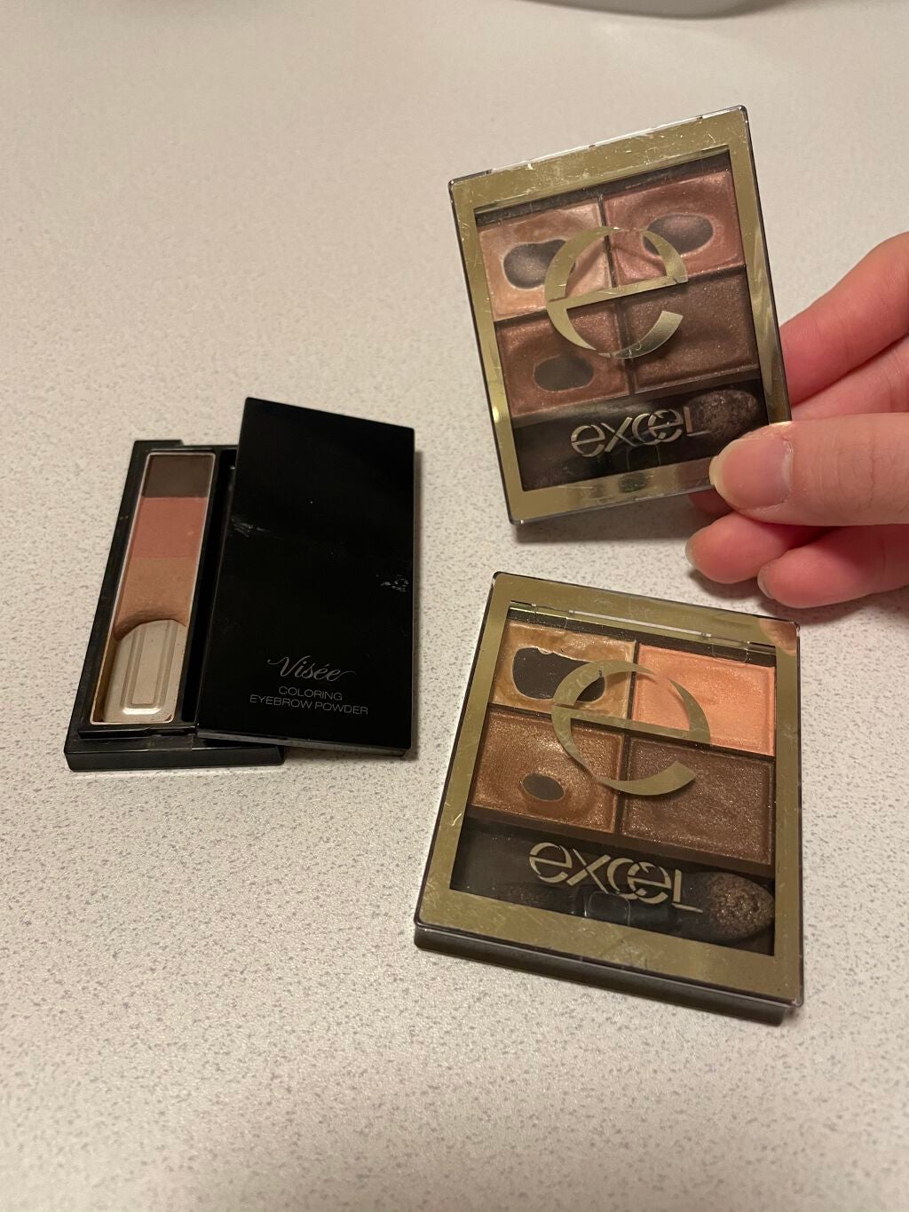 リシェ カラーリング アイブロウパウダー/Visée/パウダーアイブロウを使ったクチコミ(1枚目)