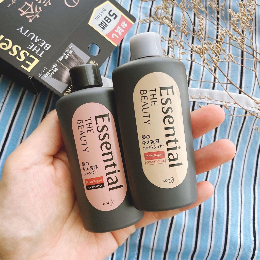 THE BEAUTY 髪のキメ美容シャンプー／コンディショナー＜モイストリペア＞	/エッセンシャル/市販シャンプーを使ったクチコミ（1枚目）