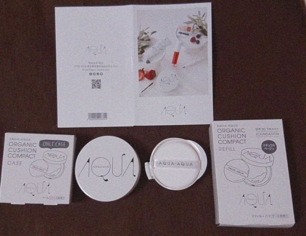 オーガニッククッションコンパクト/アクア・アクア/クッションファンデーションを使ったクチコミ（2枚目）