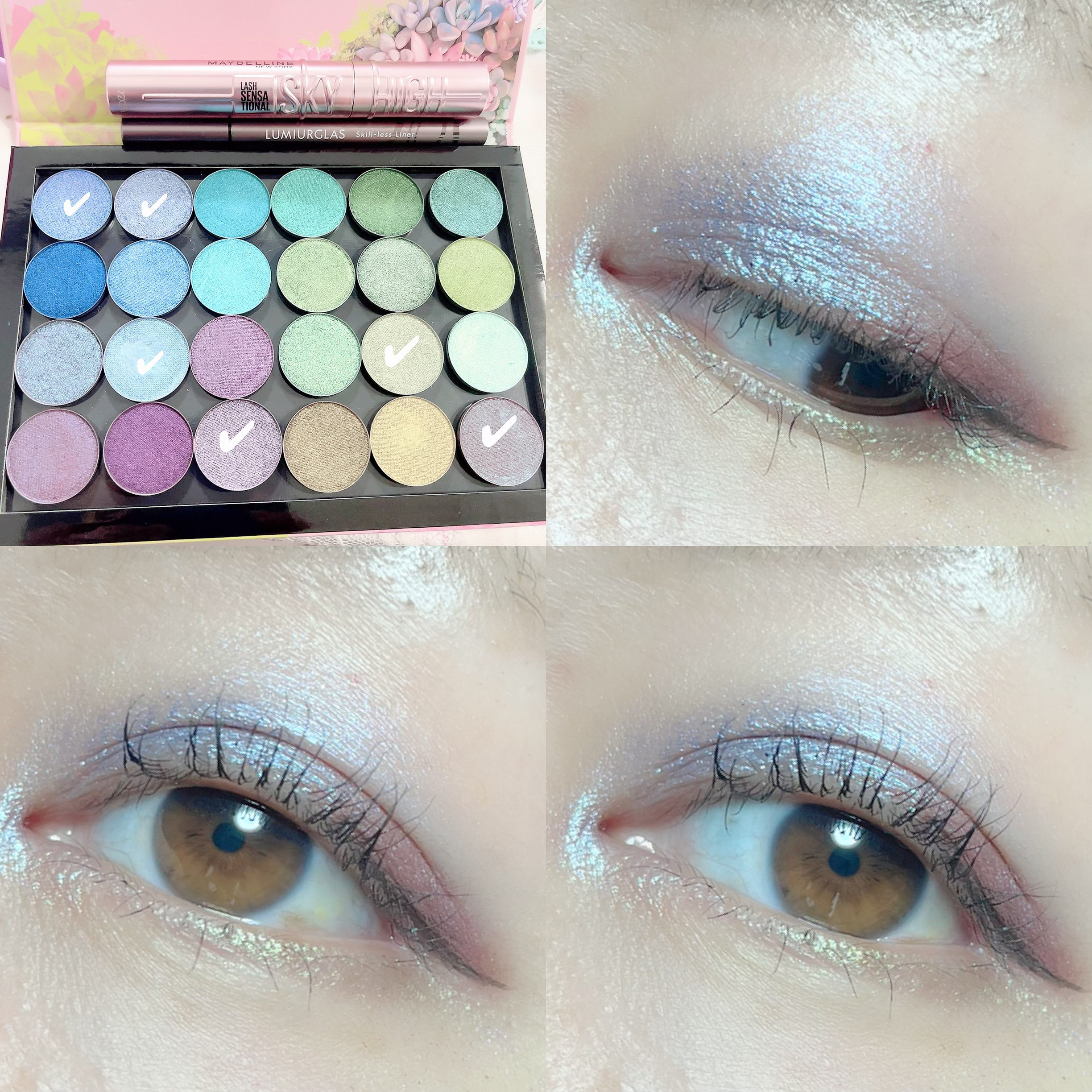 Looxi アイシャドウ/looxi beauty/アイシャドウパレットを使ったクチコミ（1枚目）