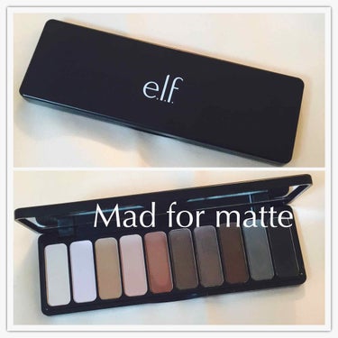 マッド・フォー・マットアイシャドーパレット/e.l.f. Cosmetics/アイシャドウパレットを使ったクチコミ（1枚目）