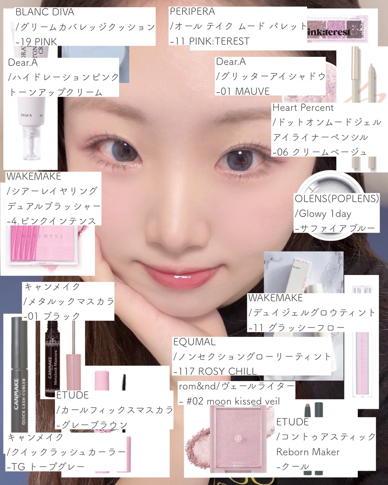 Glowy 1day サファイアブルー/OLENS/ワンデー（１DAY）カラコンを使ったクチコミ（3枚目）