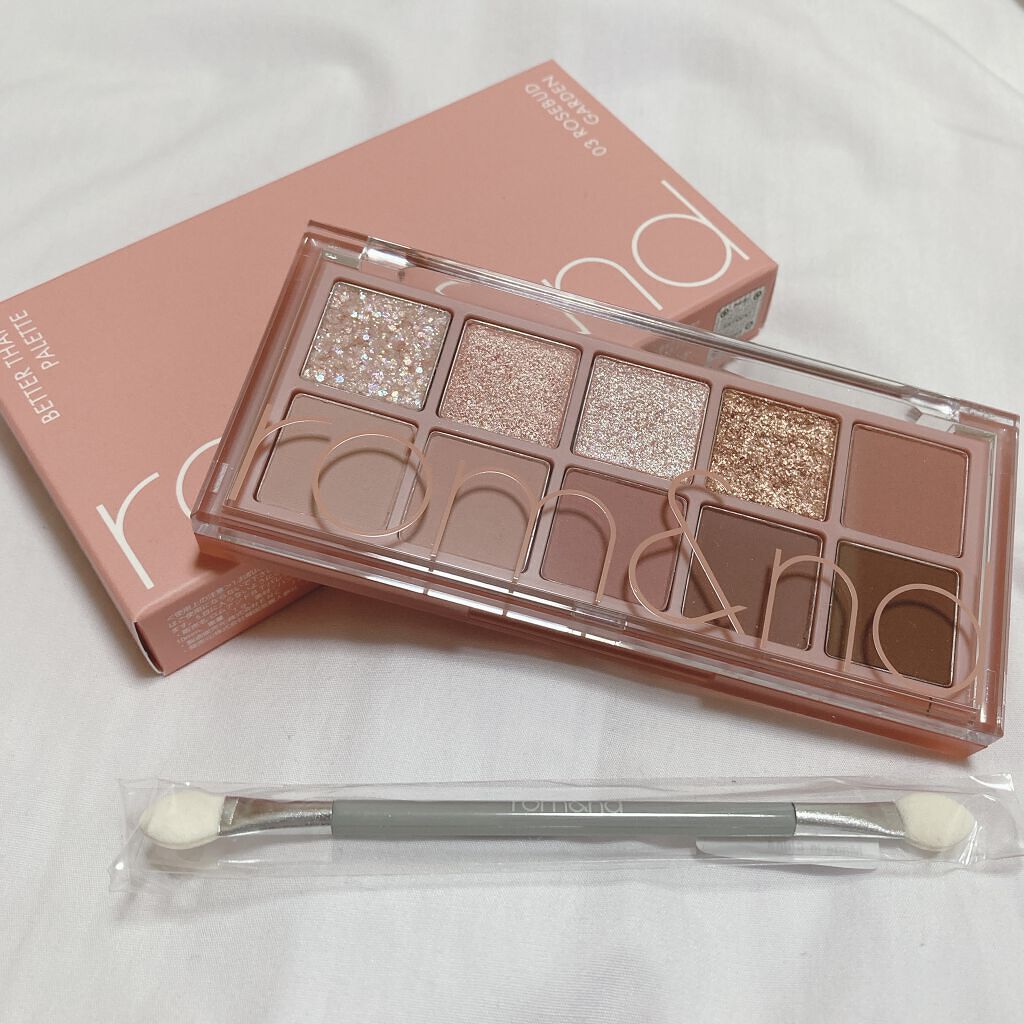 ベターザンパレット/rom&nd/アイシャドウパレットを使ったクチコミ（1枚目）