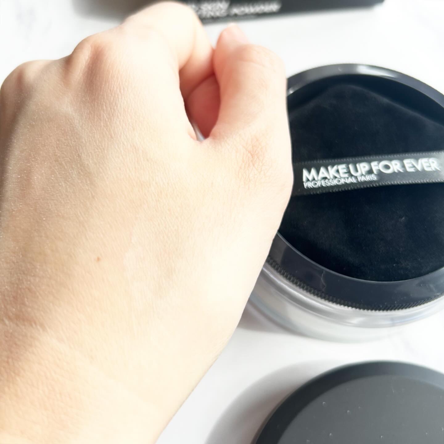 HD スキン セッティングパウダー 0.3 /MAKE UP FOR EVER/ルースパウダーを使ったクチコミ（3枚目）