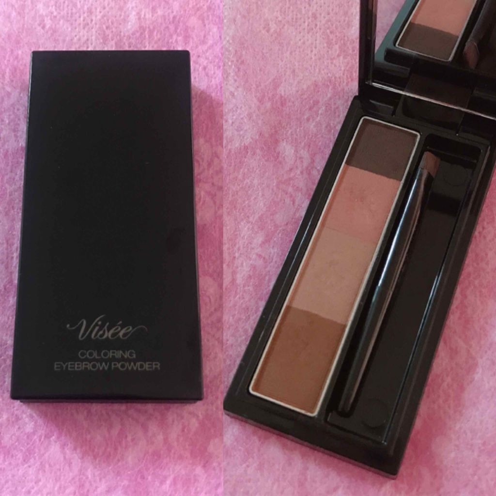 リシェ カラーリング アイブロウパウダー/Visée/パウダーアイブロウを使ったクチコミ(2枚目)