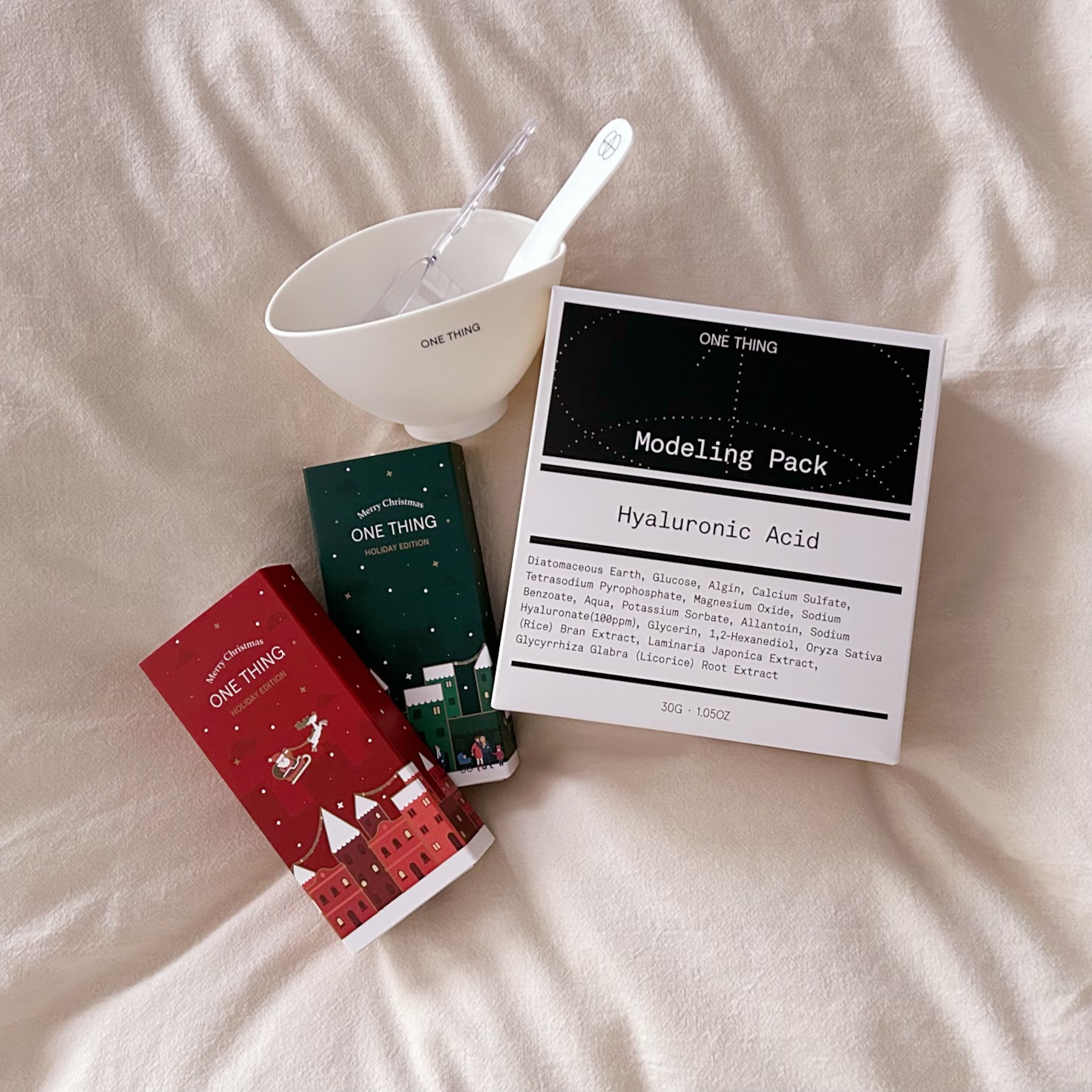 モデリングパック ヒアルロン酸 /ONE THING/洗い流すパック・マスクを使ったクチコミ（1枚目）