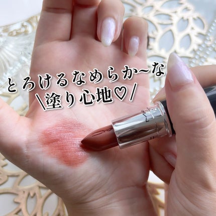 ラスターガラス リップスティック/M・A・C/口紅を使ったクチコミ(4枚目)