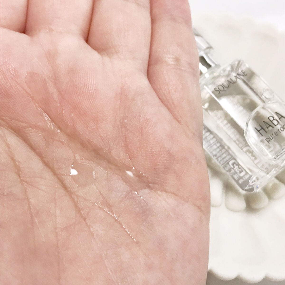 高品位「スクワラン」/HABA/フェイスオイルを使ったクチコミ(3枚目)