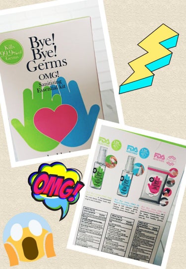 OMG!Bye Bye Germs Sanitizing Essential Kit 3 Piece Kit/double dare/その他キットセットを使ったクチコミ（1枚目）