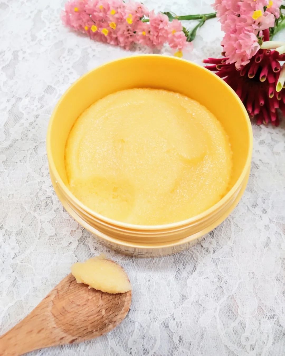 Q+Me スウィートボムタラソスクラブレモンティーの香り/AGARISM/バストケア・ヒップケアを使ったクチコミ（2枚目）