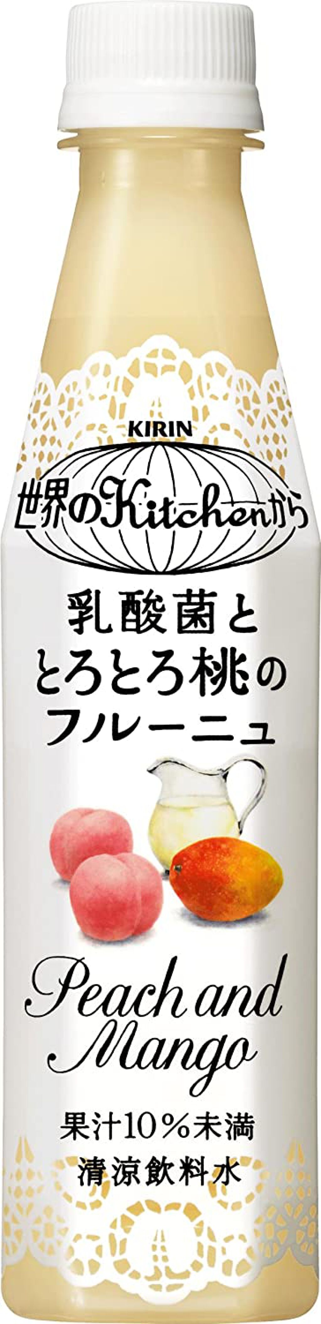 世界のKitchenから 乳酸菌ととろとろ桃のフルーニュ キリンビバレッジ
