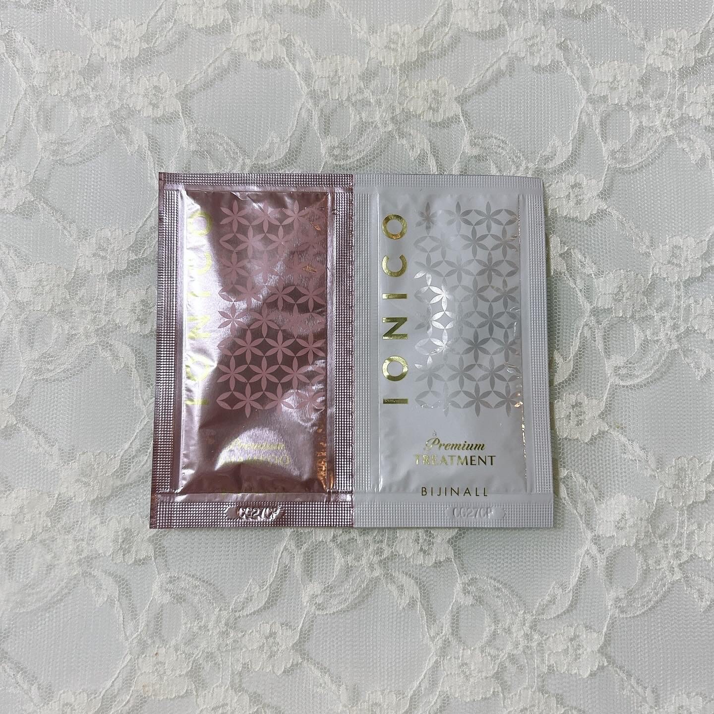 プレミアム ボンドメンテシャンプー／ボンドメンテトリートメント トライアル 20ml/IONICO/市販シャンプーを使ったクチコミ（1枚目）