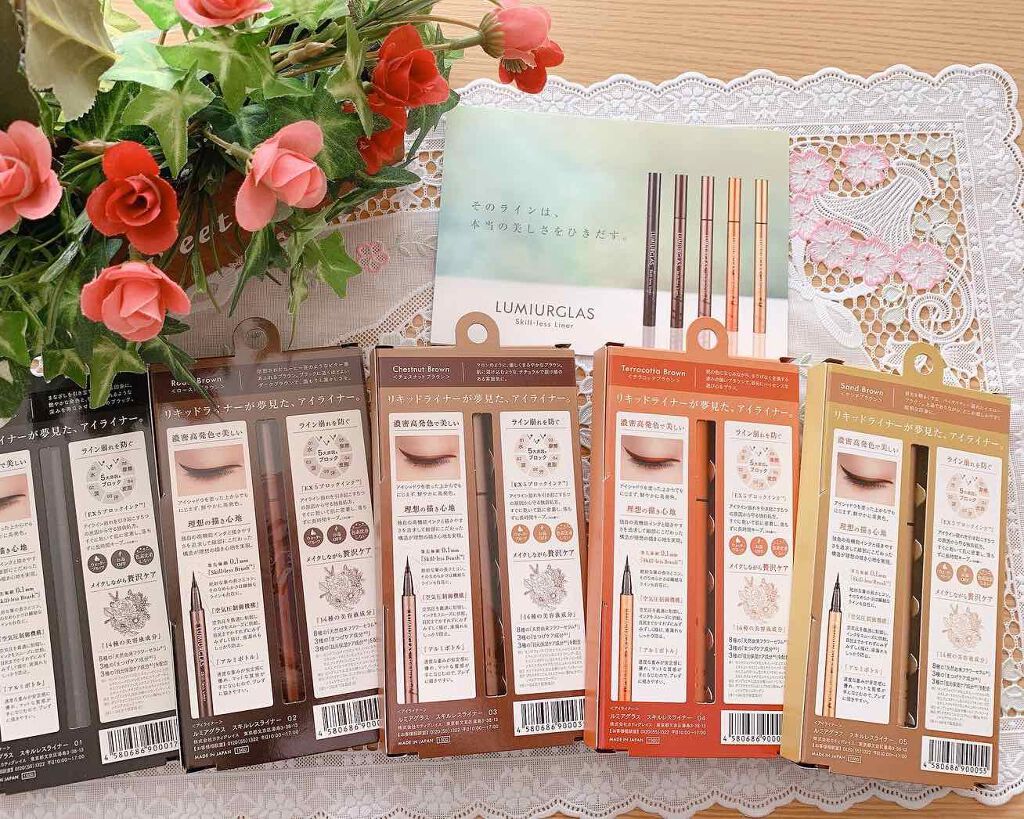 スキルレスライナー/LUMIURGLAS/リキッドアイライナーを使ったクチコミ(4枚目)