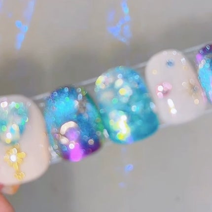 なかやまちえこ on LIPS 「闇の魔法少女☪️⠀⠀@nailschooltricia7月の授..」(4枚目)