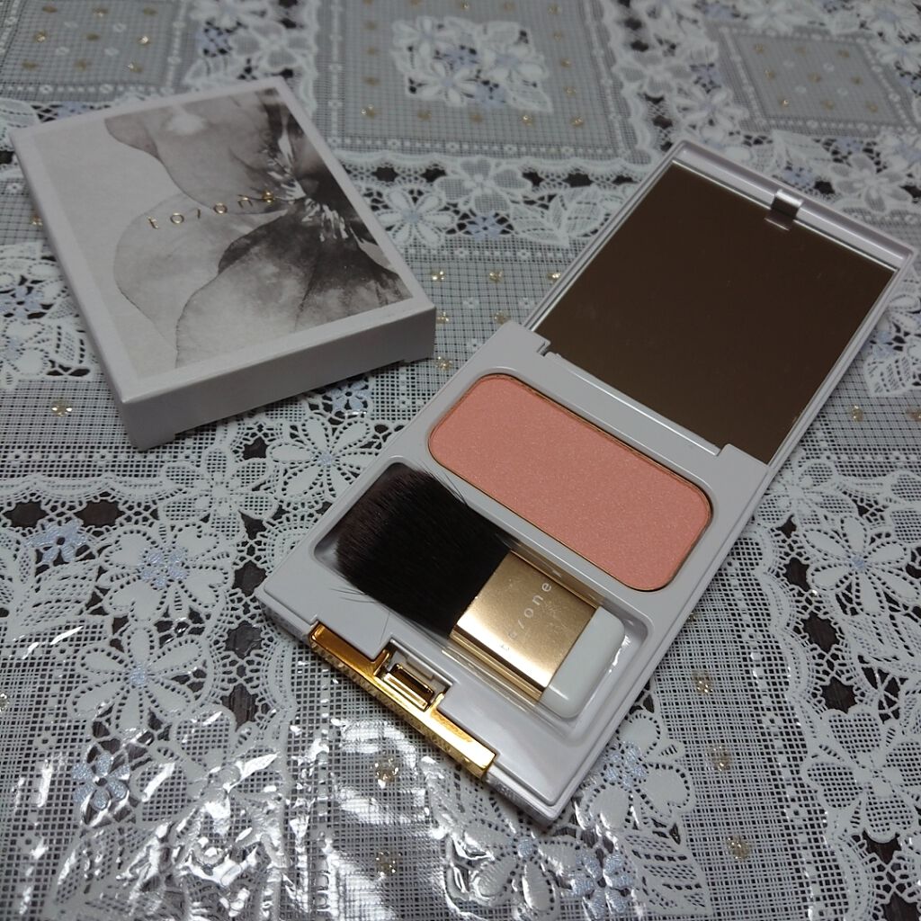 トーン ペタル チーク 03 ペールピンク/to/one/パウダーチークを使ったクチコミ（1枚目）