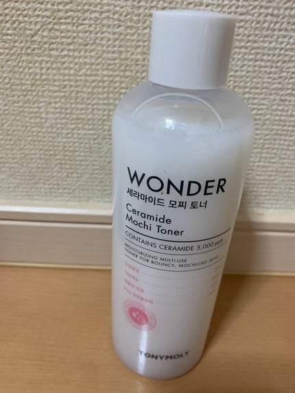Wonder Ceramide Mochi Toner(トニーモリーワンダーCモチトナー)/TONYMOLY/化粧水を使ったクチコミ(1枚目)