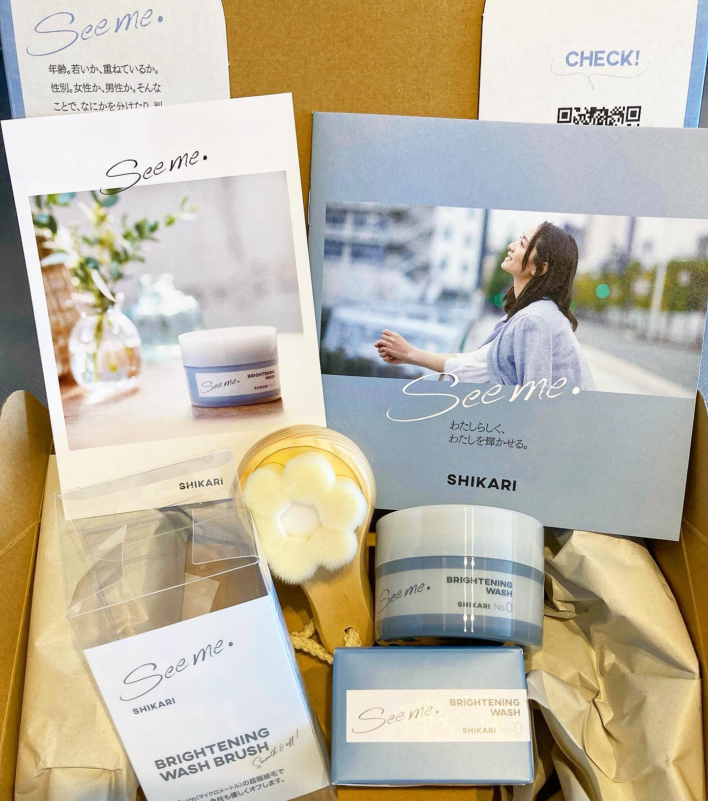 BRIGHTENING WASH リフィル 60g/SHIKARI/その他洗顔料を使ったクチコミ（1枚目）