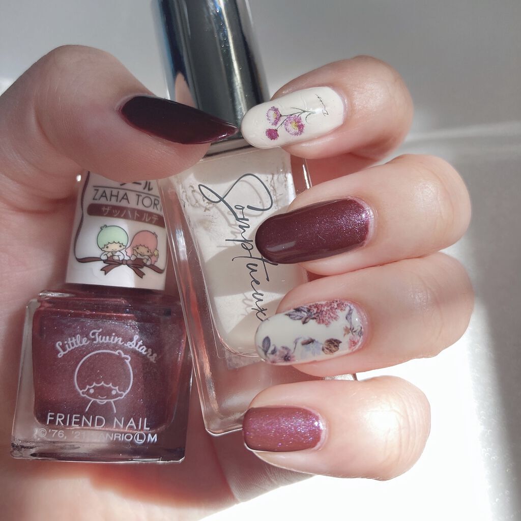 Somptueux(ソンプチュー) ネイルポリッシュ ST-NP-57/DAISO/マニキュアを使ったクチコミ（1枚目）