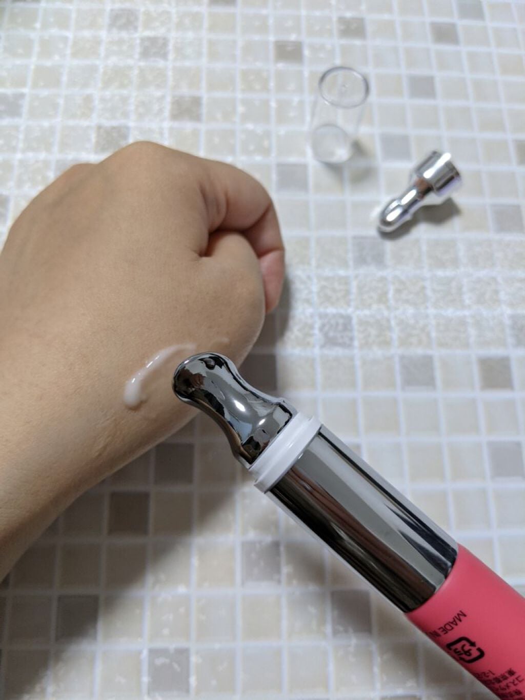 アイキュット マッサージャークリーム/AGARISM/アイケア・アイクリームを使ったクチコミ(2枚目)