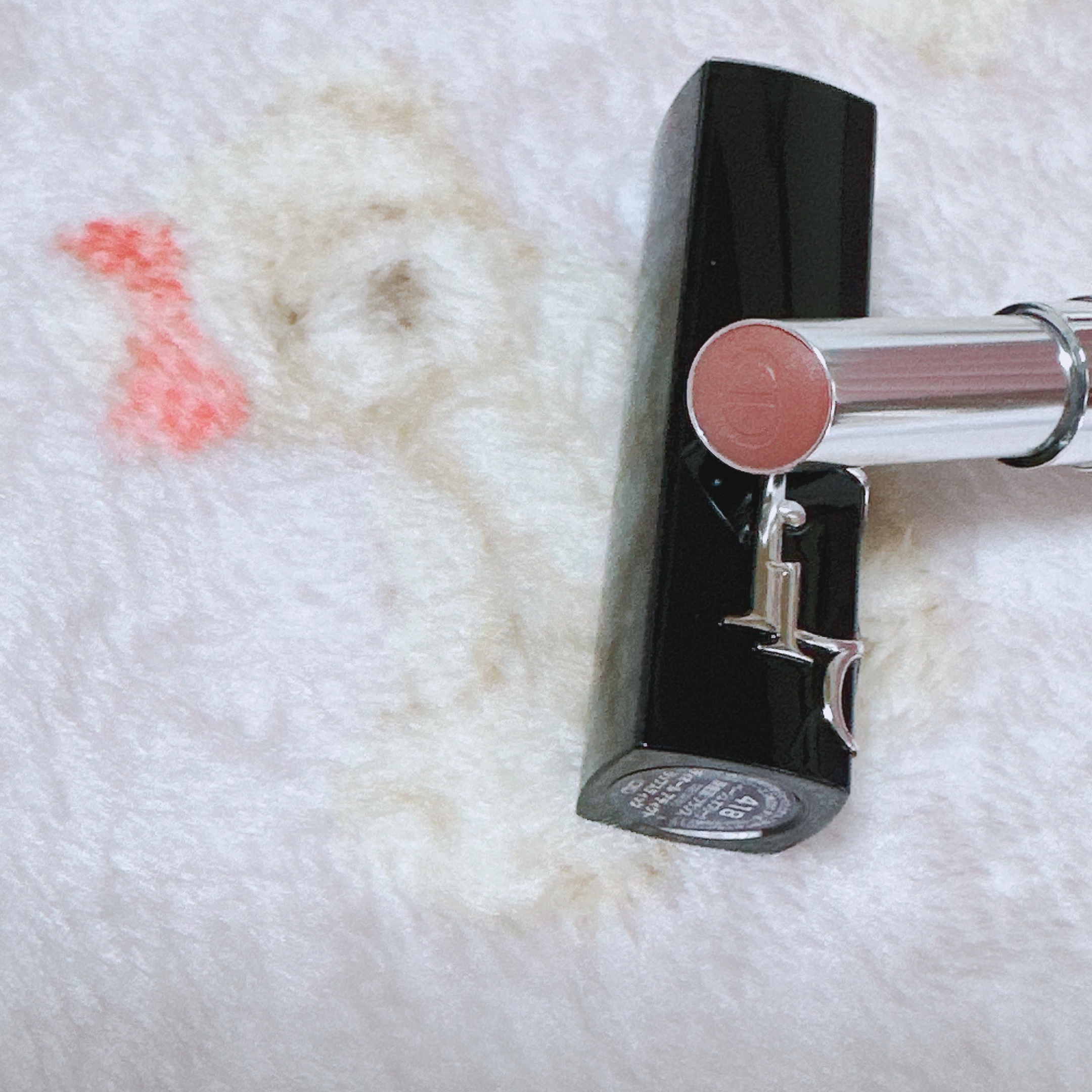 ディオール アディクト リップスティック 418ベージュ オブリーク/Dior/口紅を使ったクチコミ（2枚目）