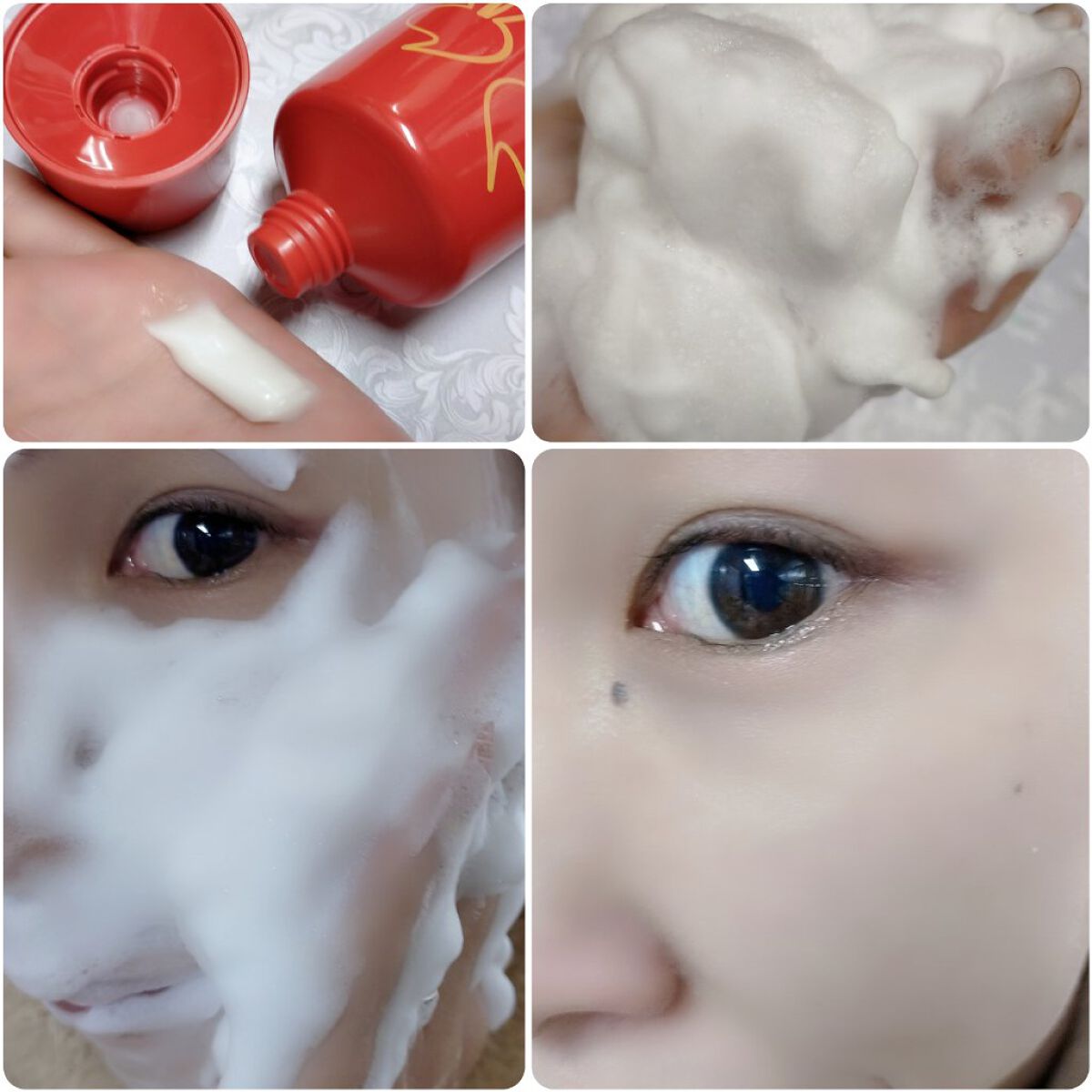 KANEBO カネボウ コンフォート ストレッチィ ウォッシュのクチコミ「新年を象徴する赤に、金色のうさぎをあしらい、フェスティブな印象に。KANEBOのパッケージを手.....」（3枚目）