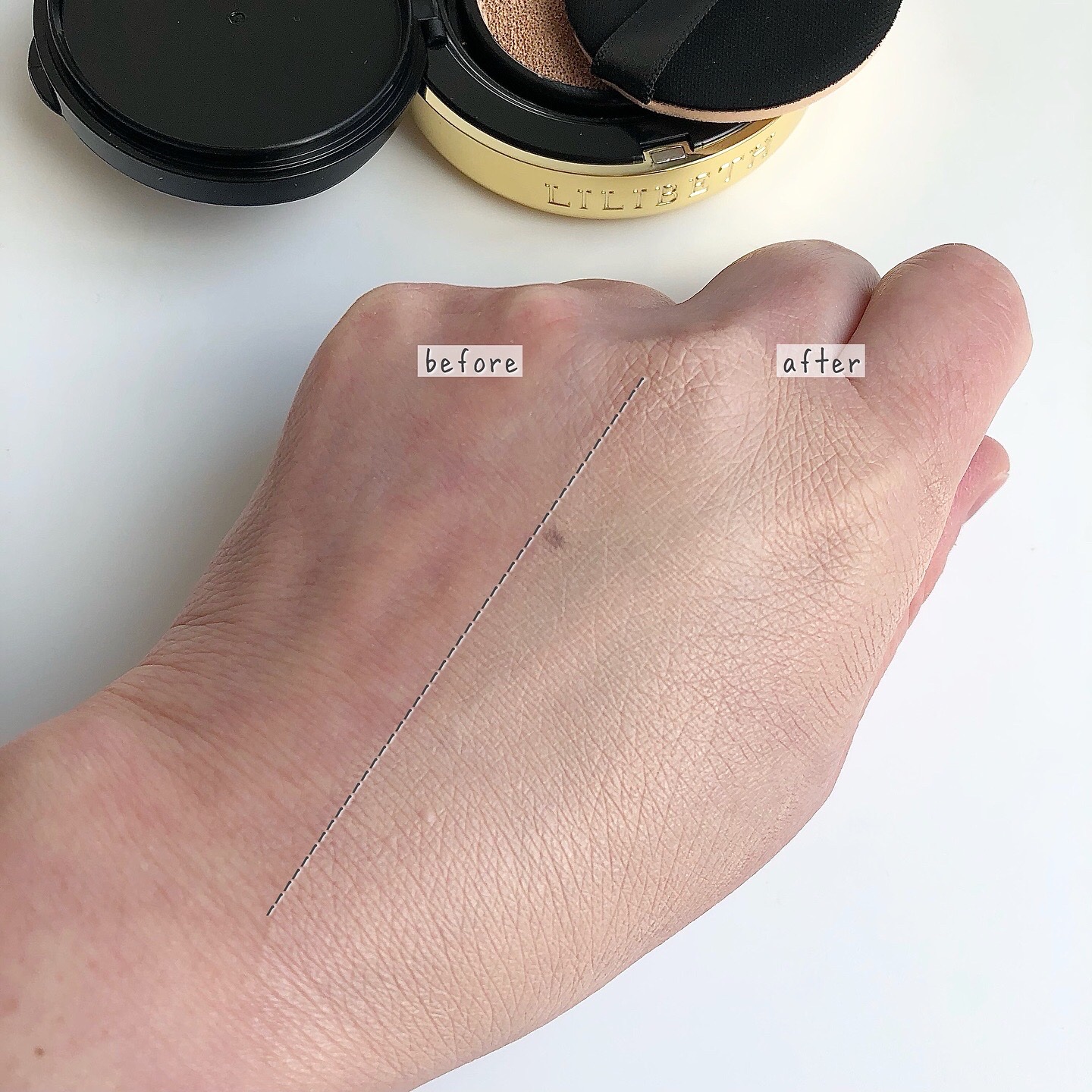 パーフェクティングフィッティング フルカバレッジクッション/LILIBETH/クッションファンデーションを使ったクチコミ（2枚目）