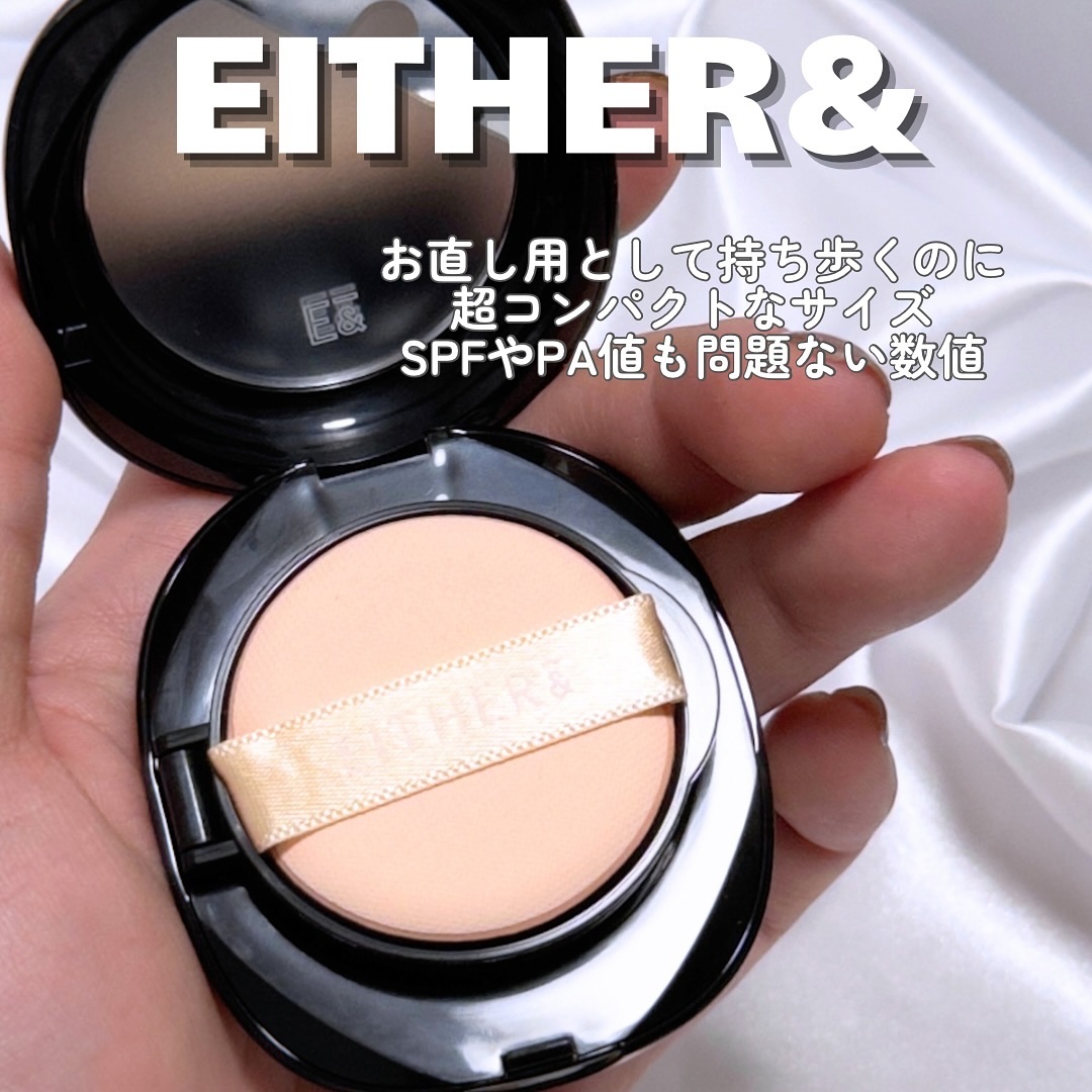 Pebble Blur Cushion (mini) / EITHER＆