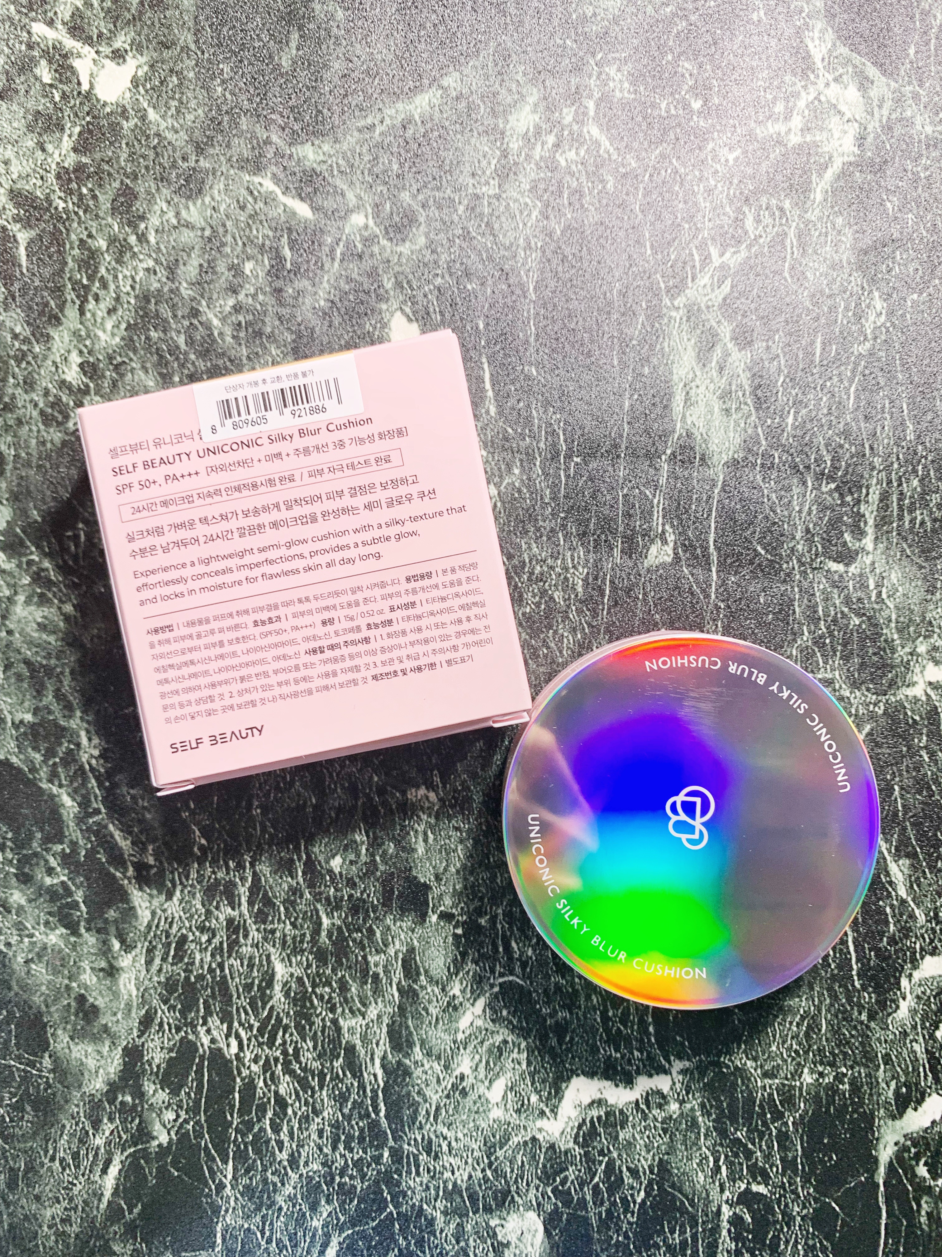 シルキーブラークッション/SELF BEAUTY/クッションファンデーションを使ったクチコミ（2枚目）