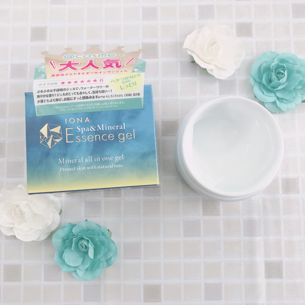 エッセンス ジェル/イオナ スパ＆ミネラル/オールインワン化粧品を使ったクチコミ（2枚目）