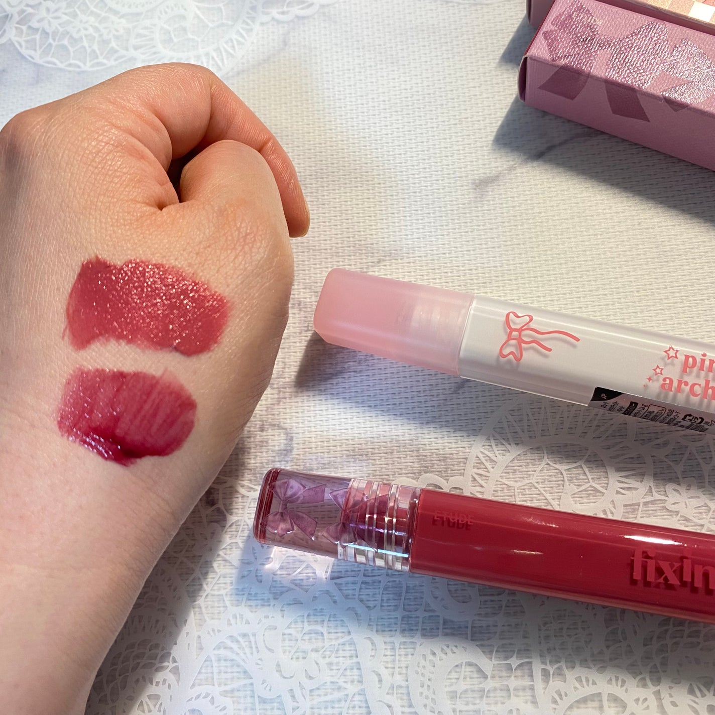 グロウ フィクシングティント/ETUDE/リップティントを使ったクチコミ(2枚目)