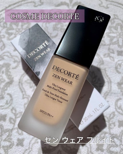 ゼン ウェア フルイド/DECORTÉ/リキッドファンデーションを使ったクチコミ(1枚目)