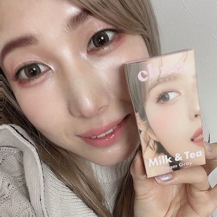 chuuLENS Milk&Tea 1day/chuu LENS/ワンデー(1DAY)カラコンを使ったクチコミ(5枚目)