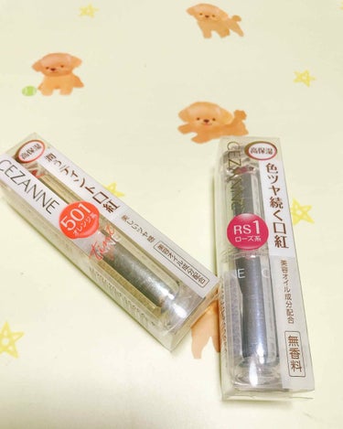 最近買ったコスメです 💄👄✨


セザンヌ ラスティング グロスリップ
RS1  【 ローズ系 】
501【 オレンジ系⠀】
です！

ローズ系のカラーは
秋冬に使えるカラーで
オレンジ系は春夏に使える