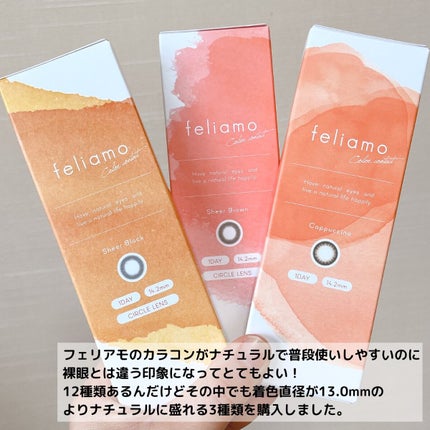 feliamo 1day/feliamo/ワンデー(1DAY)カラコンを使ったクチコミ(2枚目)