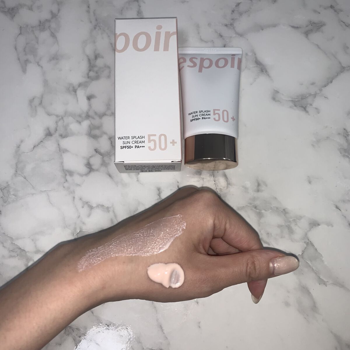 ウォータースプラッシュサンクリーム/espoir/日焼け止め・UVケアを使ったクチコミ（1枚目）